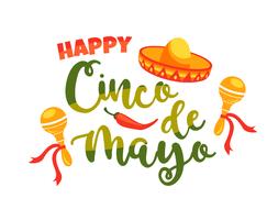 Cinco de Mayo. Illustrazione vettoriale