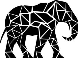 elefante - minimalista e piatto logo - vettore illustrazione