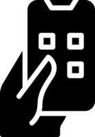 icona del glifo dell'applicazione vettore