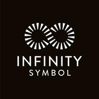 infinito simbolo logo design. un' senza tempo logo per il tuo attività commerciale vettore