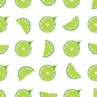 illustrazione sul tema lime verde senza cuciture grande colorato vettore