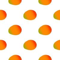 illustrazione sul tema grande mango colorato senza soluzione di continuità vettore