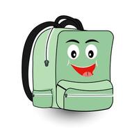 Borsa scatola di cartone personaggio clipart design vettore