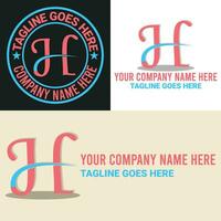 il branding identità aziendale, lettera marchio e minimalista logo design vettore