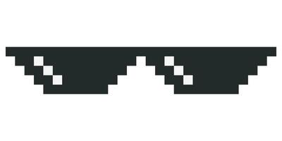 bicchieri pixel vettore icona isolato su bianca sfondo.