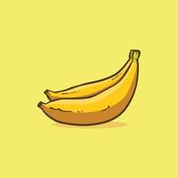 illustrazione vettoriale isolata icona banana