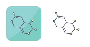 icona del vettore della molecola