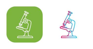 icona del vettore del microscopio