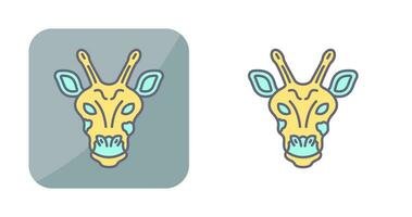 giraffa vettore icona