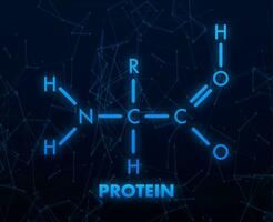 schizzo icona. creativo vettore illustrazione. proteina. strutturale chimico formula.