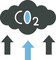 carbonio icona Immagine. vettore