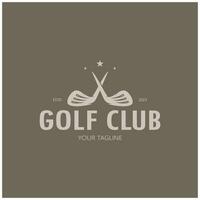 golf palla logo, golf design bastone logo, logo per professionale golf squadra, golf club, torneo, golf memorizzare attività commerciale, golf corso, evento vettore