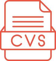 cv file formato vettore icona