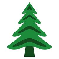 colorato Natale albero vettore illustrazione, Natale inverno albero vettore clipart