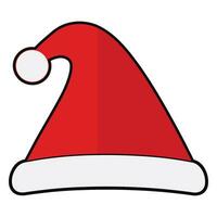 gratuito Santa cappello vettore clipart, Natale cappello illustrazione