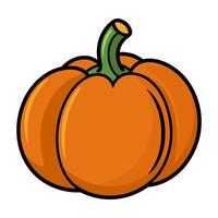 colorato zucca piatto illustrazione, gratuito carino zucca vettore clipart