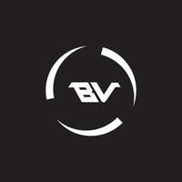 vb bv logo design vettore modello