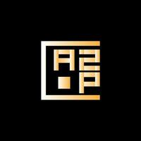 azp lettera logo vettore disegno, azp semplice e moderno logo. azp lussuoso alfabeto design