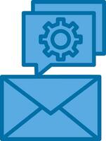 e-mail supporto vettore icona design