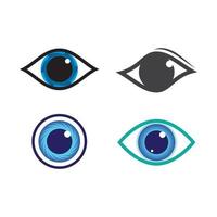 immagini del logo per la cura degli occhi vettore