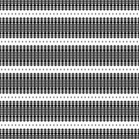 indigeno senza soluzione di continuità banda dai un'occhiata modello. etnico orientale contemporaneo motivo. tribale geometrico astratto sfondo. monocromatico arredamento. design per tessitura e stampa tessuto. vettore