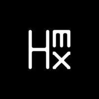 hmx lettera logo vettore disegno, hmx semplice e moderno logo. hmx lussuoso alfabeto design