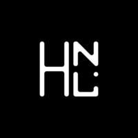 hnl lettera logo vettore disegno, hnl semplice e moderno logo. hnl lussuoso alfabeto design