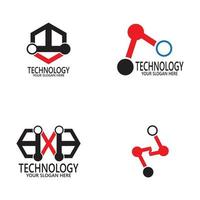 modello di vettore di progettazione del logo della tecnologia aziendale