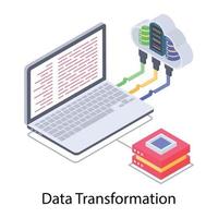 rete di trasformazione dei dati vettore