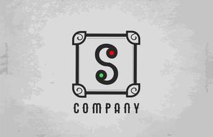 disegno del logo dell'icona della lettera dell'alfabeto. azienda e modello di business vettore
