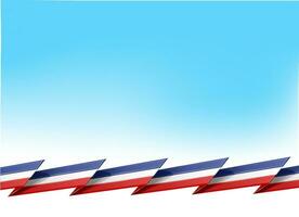 Francia e Olanda bandiera su blu cielo sfondo. vettore illustrazione