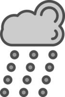 pioggia vettore icona design