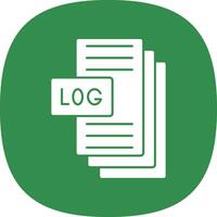 sistema logs vettore icona design