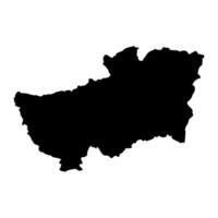 souk ahras Provincia carta geografica, amministrativo divisione di Algeria. vettore