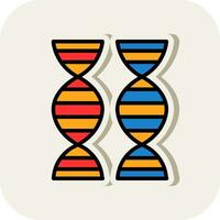 dna vettore icona design