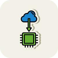 firmware aggiornare vettore icona design