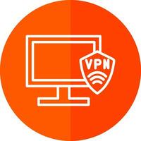 vpn impostare vettore icona design