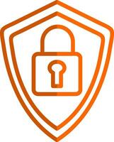 App sicurezza vettore icona design