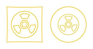 nucleare vettore icona