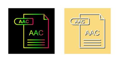 aac vettore icona