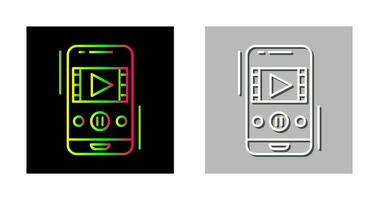 video registratore vettore icona