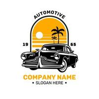 Vintage ▾ auto logo design modello per un' azienda o attività commerciale. Questo monogramma o simbolo design è semplice minimalista e elegante. logo illustrazione icona - vettore formato eps 10