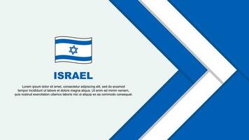 Israele bandiera astratto sfondo design modello. Israele indipendenza giorno bandiera cartone animato vettore illustrazione. Israele cartone animato