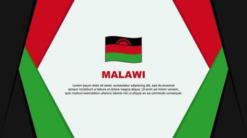 malawi bandiera astratto sfondo design modello. malawi indipendenza giorno bandiera cartone animato vettore illustrazione. malawi sfondo