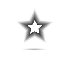 logo della stella. icona foderata di stelle, segno, simbolo, design piatto, pulsante vettore