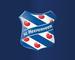 heerven club logo simbolo Olanda eredivisie lega calcio astratto design vettore illustrazione con blu sfondo