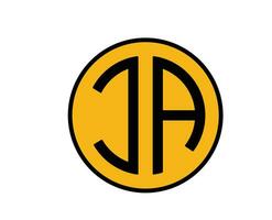 akranes club logo simbolo Islanda lega calcio astratto design vettore illustrazione