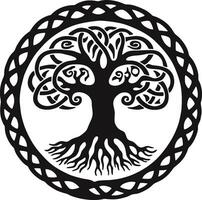 schema albero di vita azione illustrazione - Scarica Immagine adesso - albero di vita - concetto, albero, celtico stile vettore