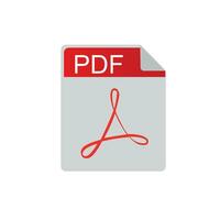 PDF file icona formato. PDF Scarica documento Immagine pulsante vettore doc icona