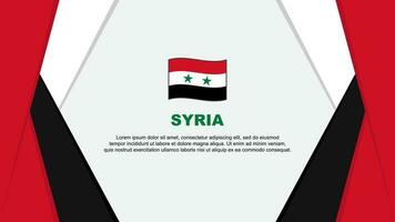 Siria bandiera astratto sfondo design modello. Siria indipendenza giorno bandiera cartone animato vettore illustrazione. Siria sfondo